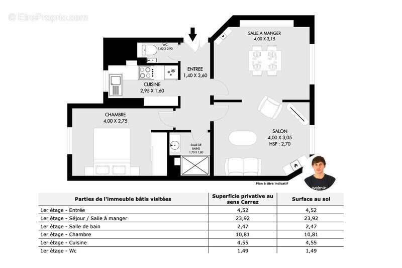 Maison à vendre, 48m², Paris 20ème