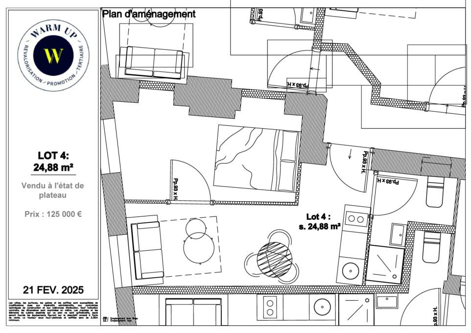 Appartement à vendre, 25m², Lyon 7ème