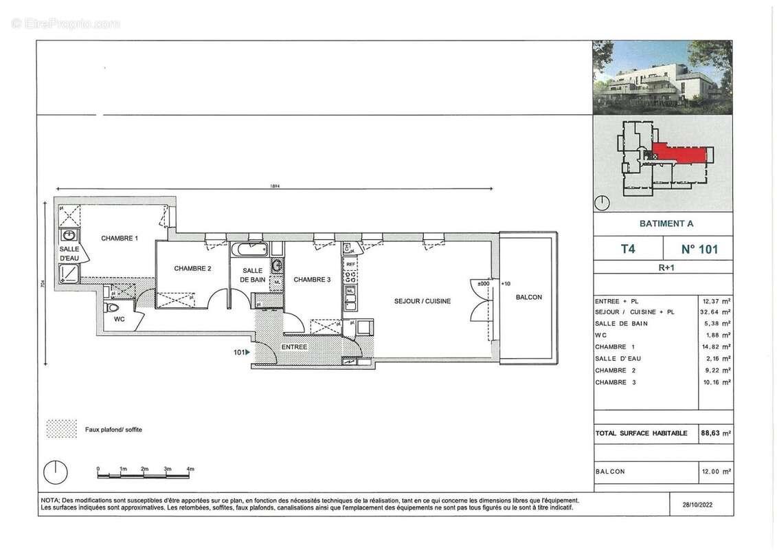 Appartement à vendre, 88m², Nantes