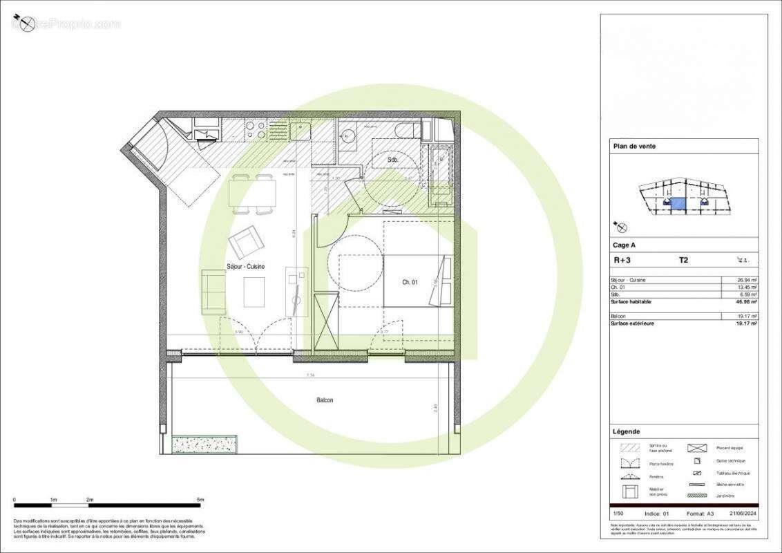 Appartement à vendre, 47m², Montpellier