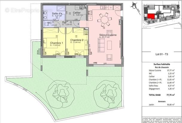 Appartement à vendre, 78m², Montpellier