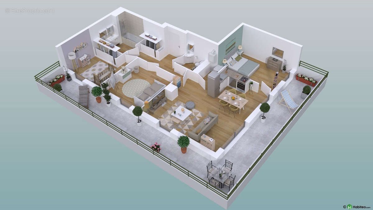 Appartement à vendre, 76m², Guichen