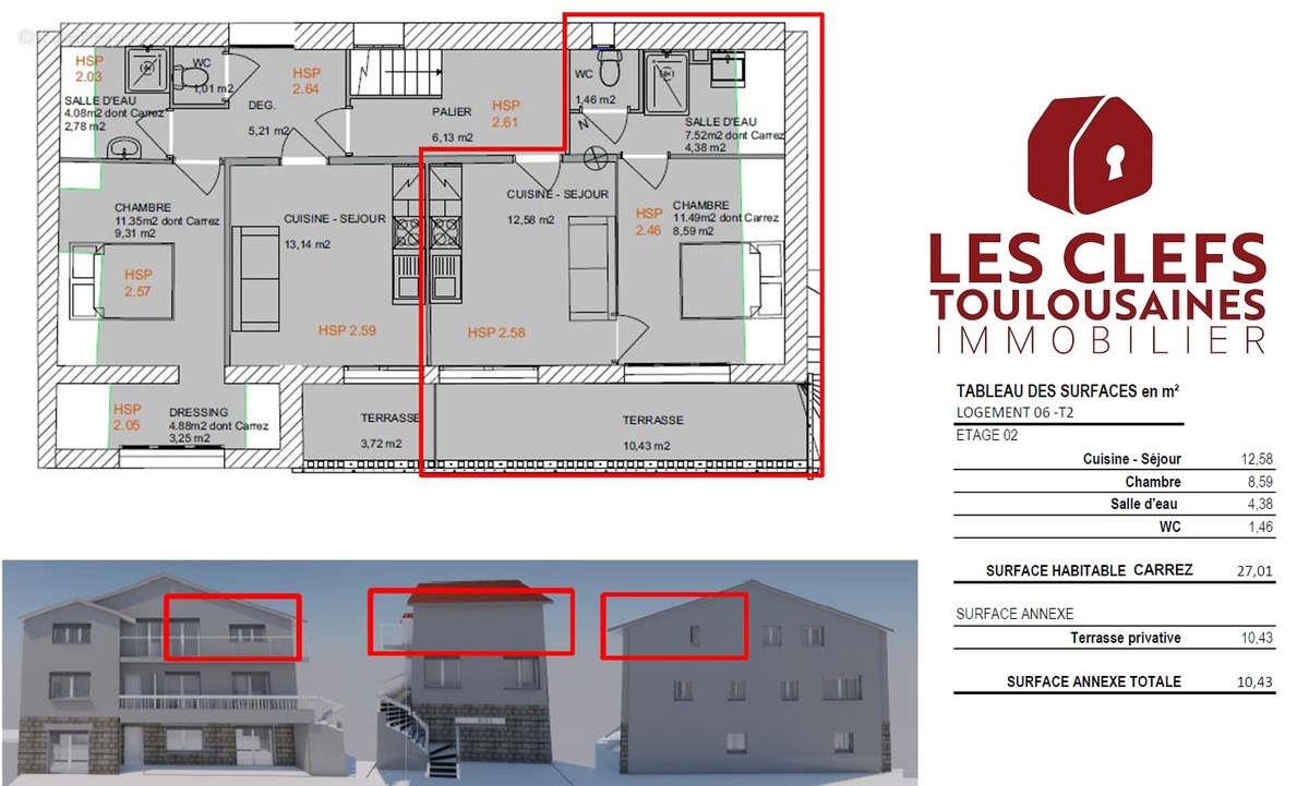 Appartement à vendre, 35m², Toulouse