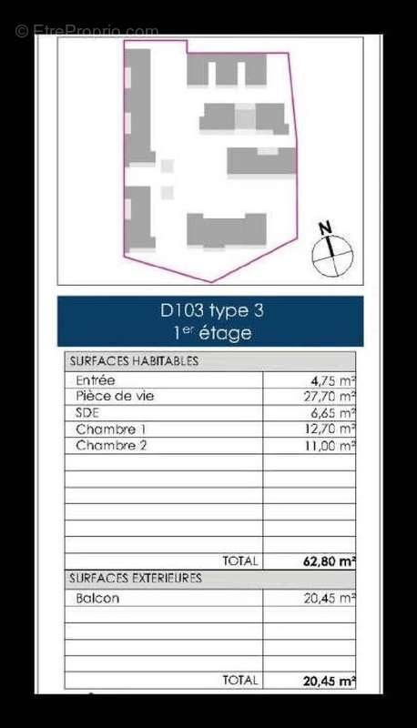 Appartement à vendre, 63m², Dompierre-sur-Mer