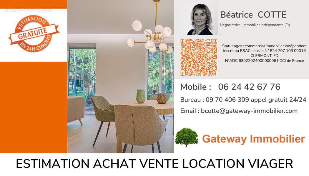 Appartement à vendre, 36m², Clermont-Ferrand