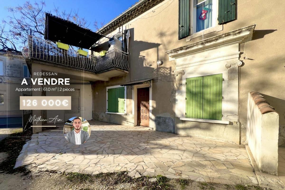 Appartement à vendre, 61m², Redessan