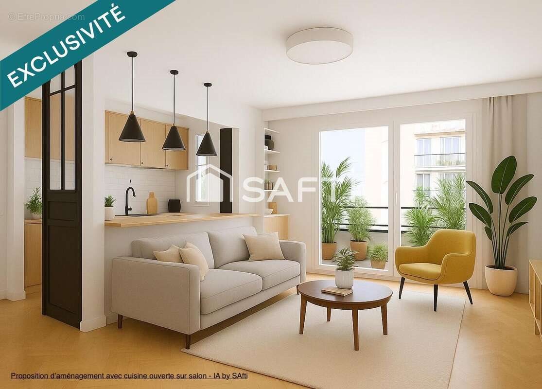 Appartement à vendre, 74m², Paris 14ème