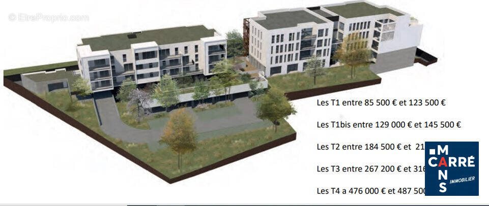 Appartement à vendre, 45m², Le Mans