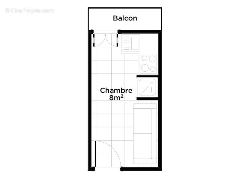 Appartement à vendre, 8m², Paris 11ème