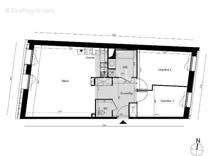 Appartement à vendre, 71m², Toulouse