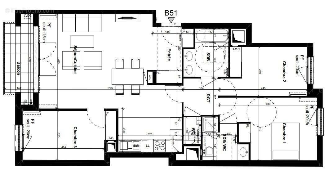Appartement à vendre, 89m², Boulogne-Billancourt