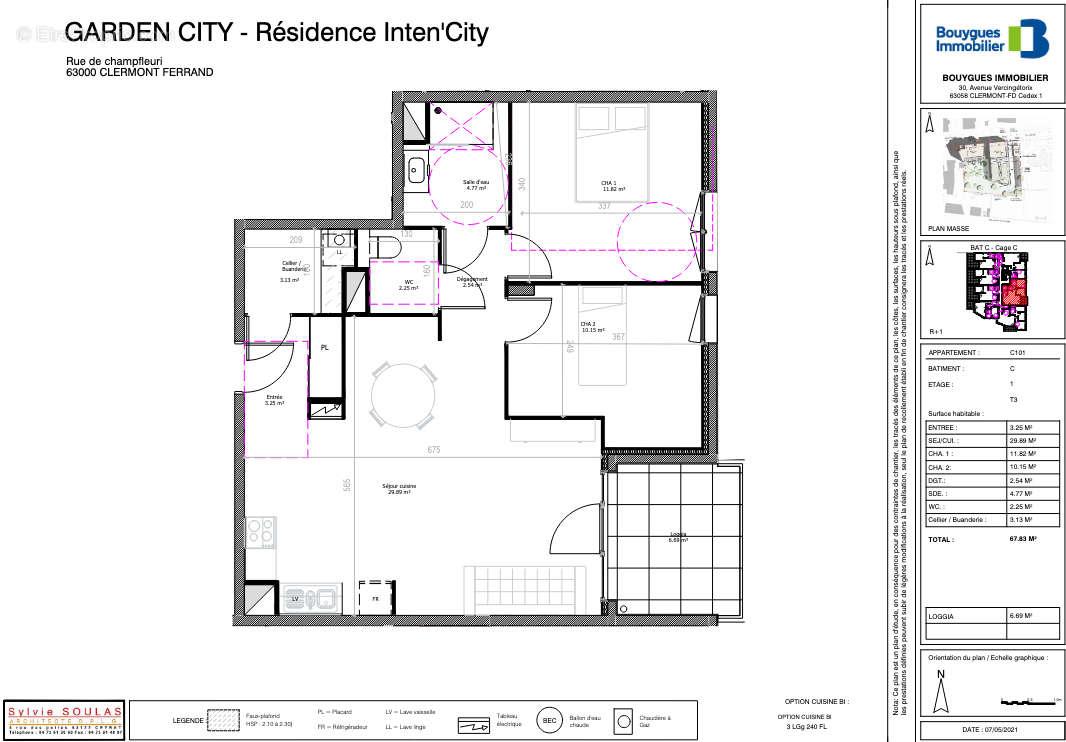 Appartement à vendre, 68m², Clermont-Ferrand