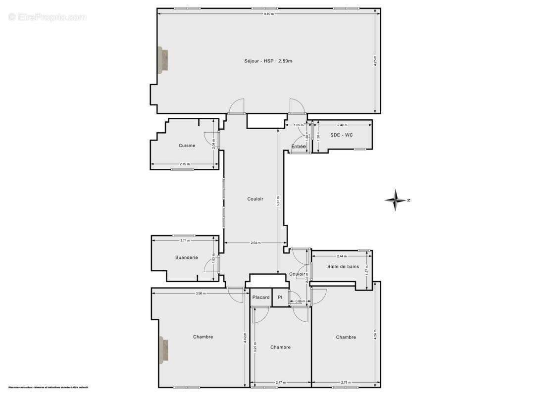 Maison à vendre, 106m², Paris 16ème