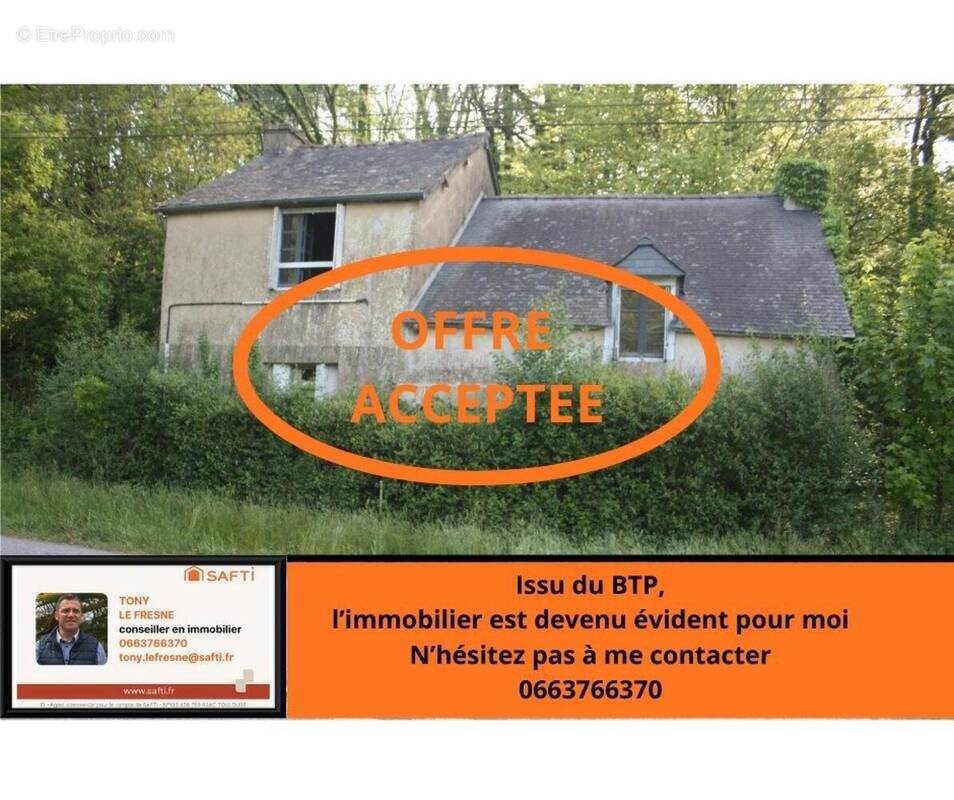 Maison à vendre, 105m², Guéhenno