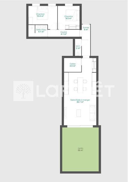 Appartement à vendre, 74m², Reims