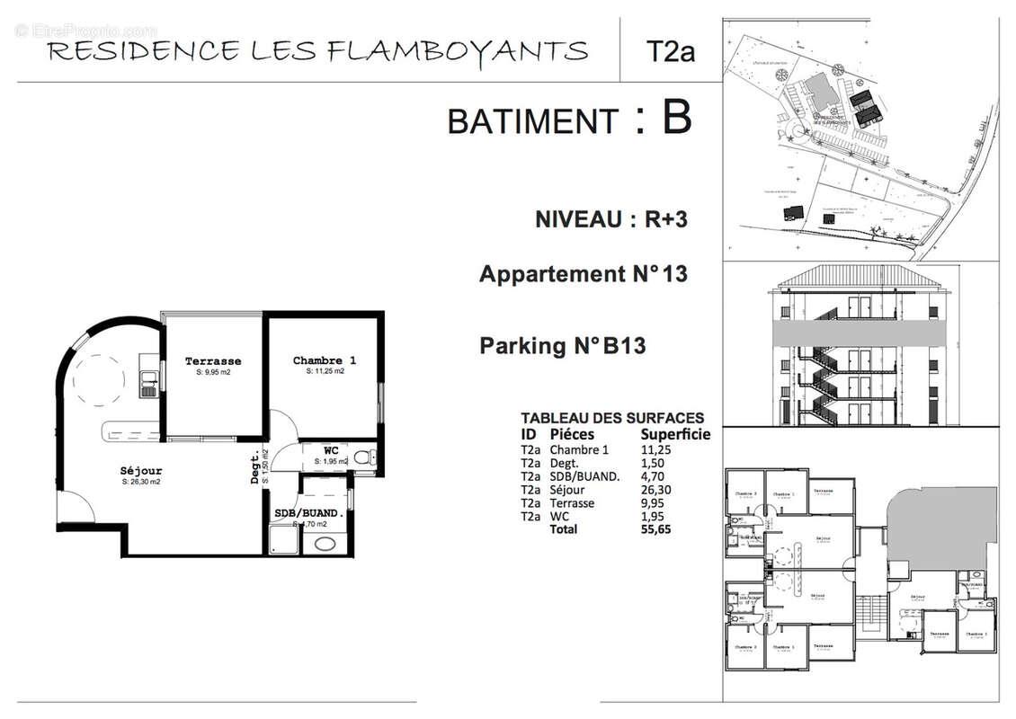 Appartement à vendre, 45m², Ducos