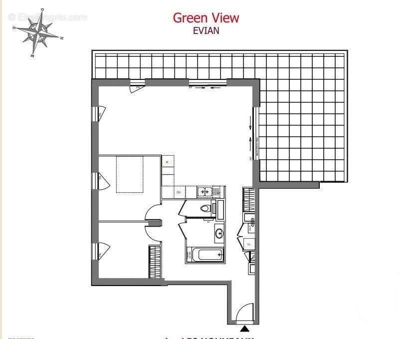 Appartement à vendre, 81m², Evian-les-Bains