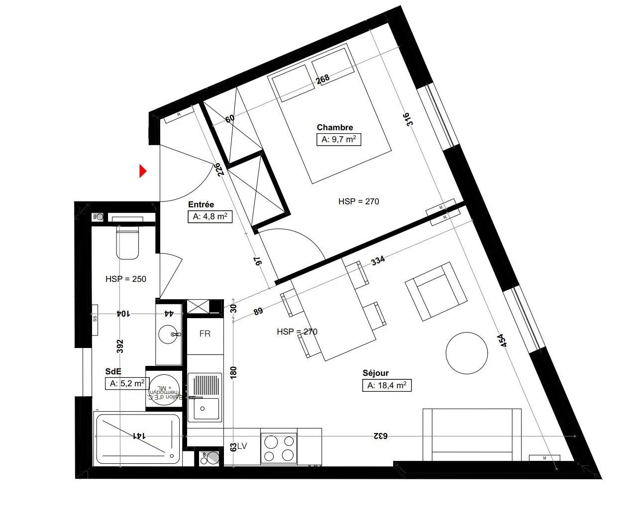 Appartement à vendre, 38m², Paris 14ème