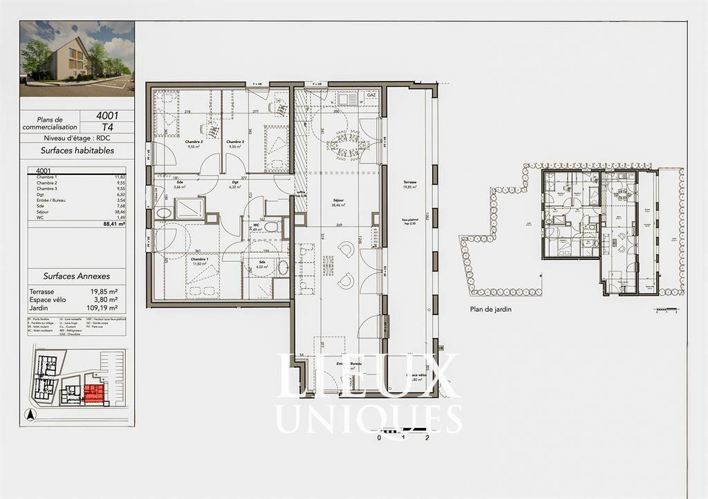 Appartement à vendre, 88m², Tours