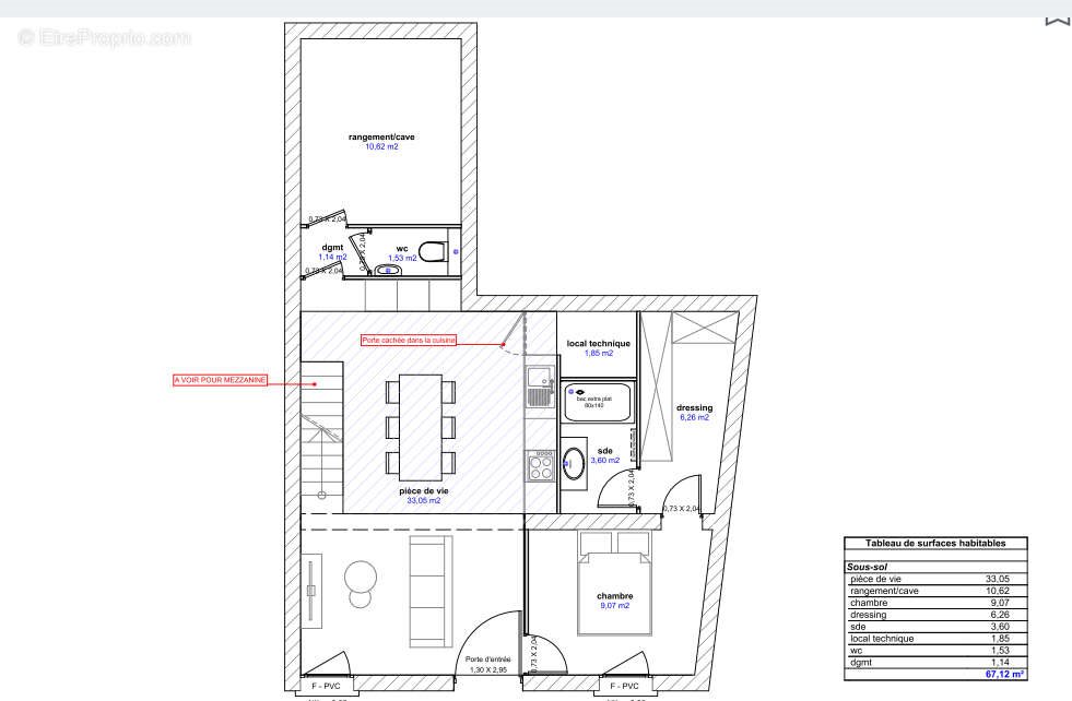Appartement à vendre, 67m², Serrières