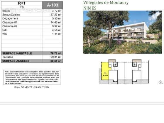 Appartement à vendre, 77m², Nîmes