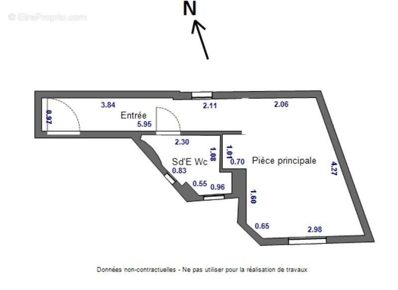 Appartement à vendre, 21m², Paris 18ème