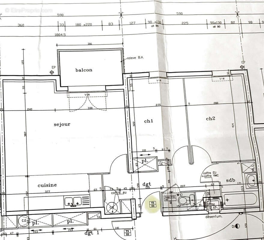 Appartement à vendre, 66m², Saint-Jacques-de-la-Lande
