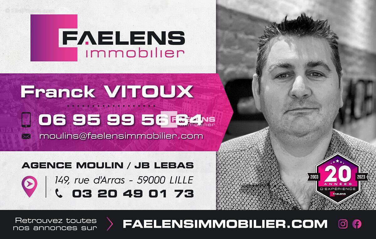 Appartement à vendre, 25m², Lille