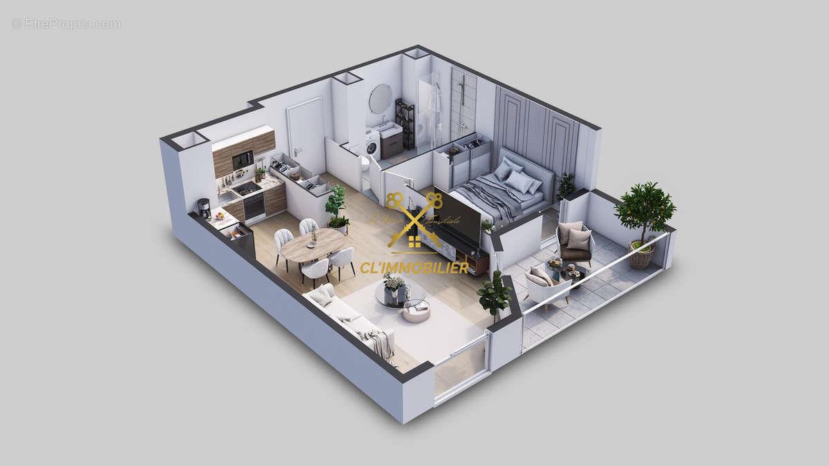 Appartement à vendre, 51m², Saint-Etienne