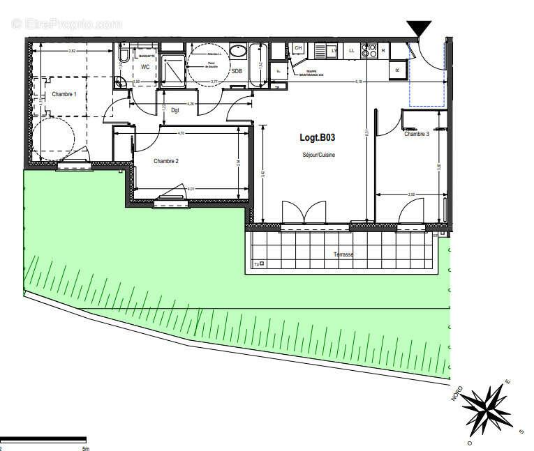 Appartement à vendre, 77m², Marseille 13ème