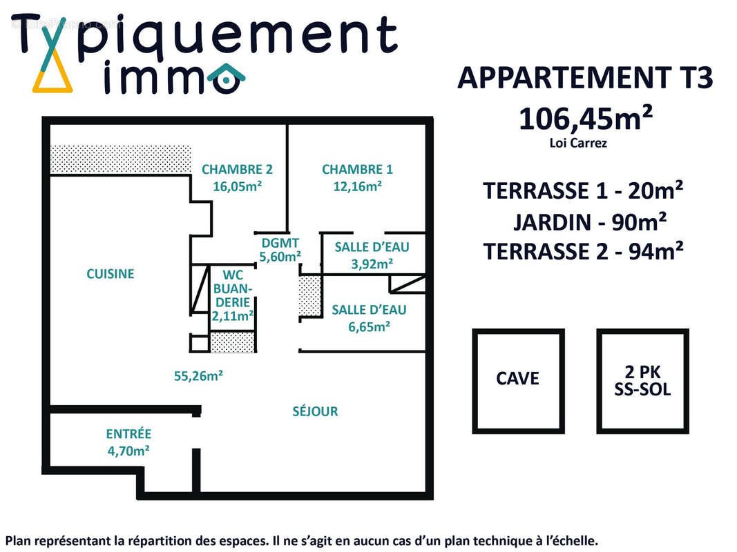Appartement à vendre, 106m², Toulouse