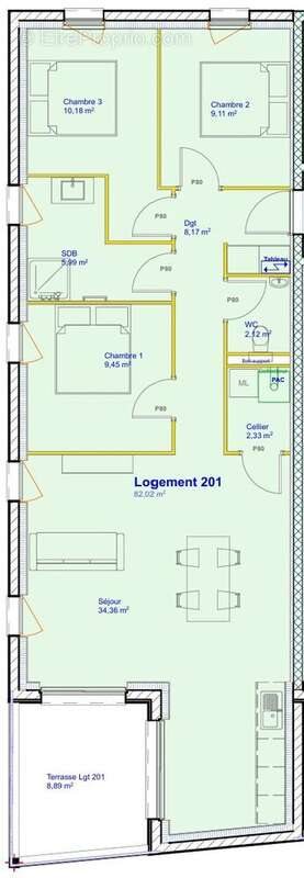 Appartement à vendre, 82m², Valdahon