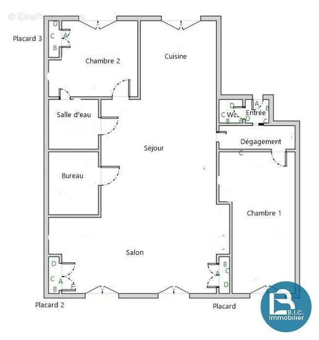 Appartement à vendre, 97m², Lyon 7ème