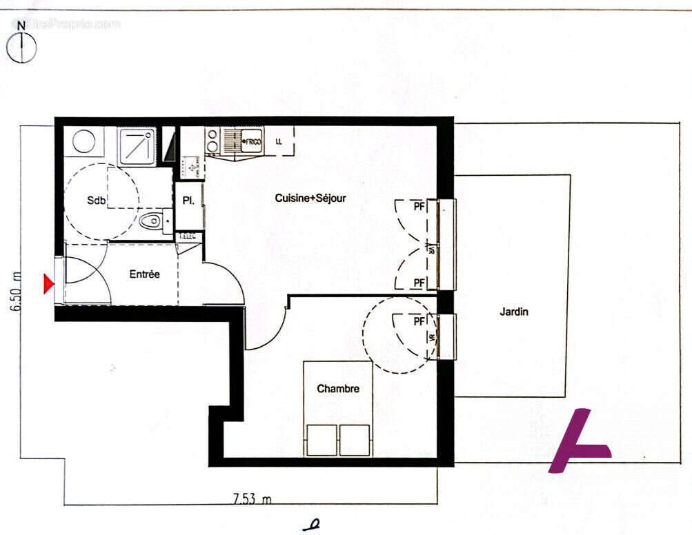 Appartement à vendre, 37m², Villenave-d'Ornon