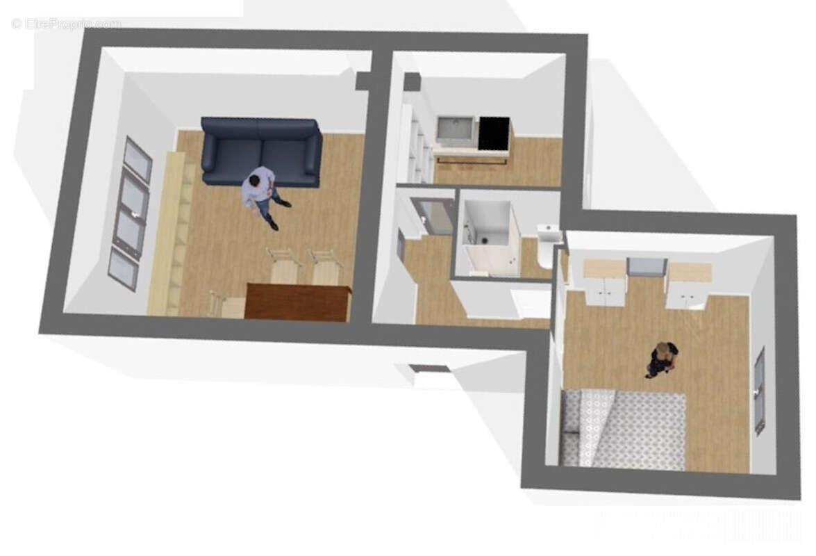 Appartement à vendre, 36m², Nantes