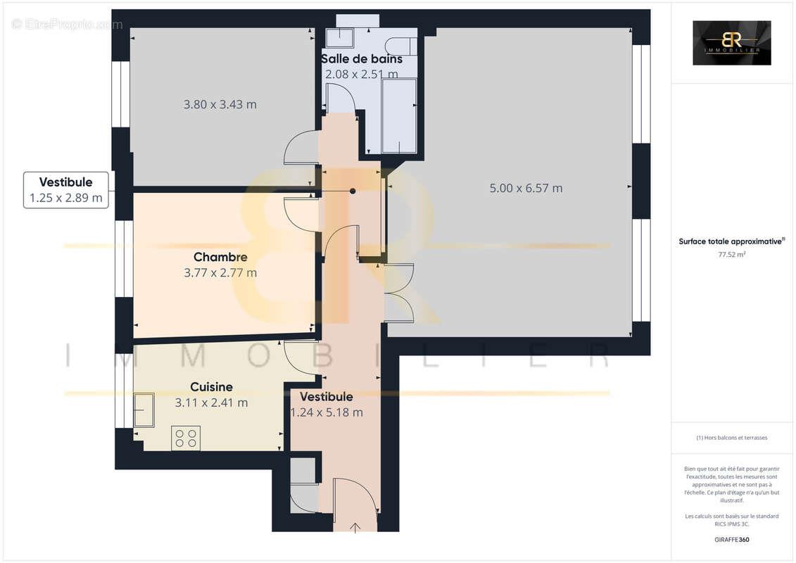 Appartement à vendre, 81m², Paris 11ème