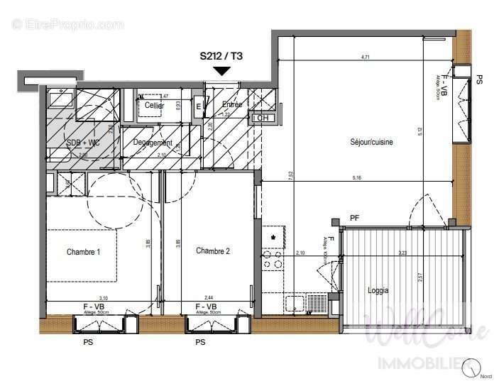 Appartement à vendre, 63m², Grenoble
