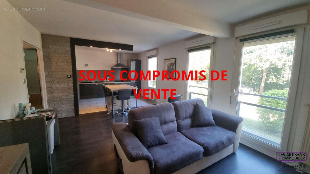 Appartement à vendre, 52m², Metz