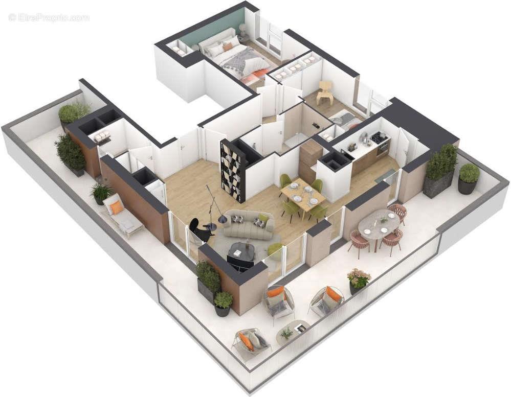 Appartement à vendre, 76m², Rennes