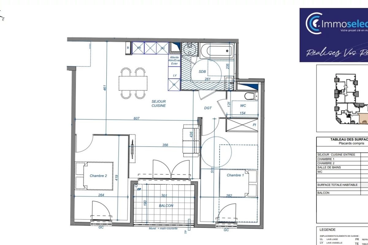 Appartement à vendre, 70m², Toulon