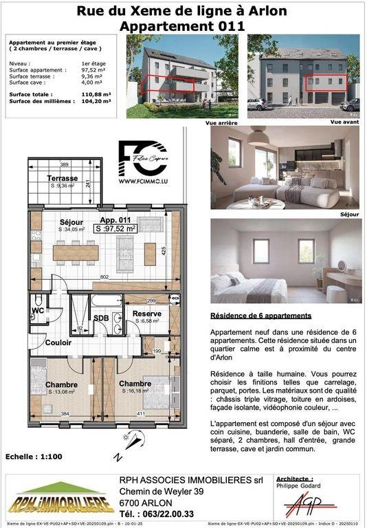 3 room luxury Flat for sale in Arlon, Belgium