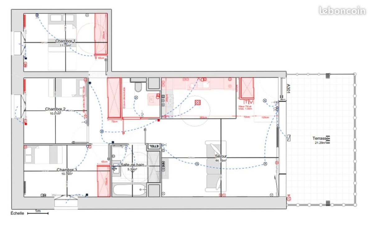 Appartement à vendre, 82m², Lyon 7ème