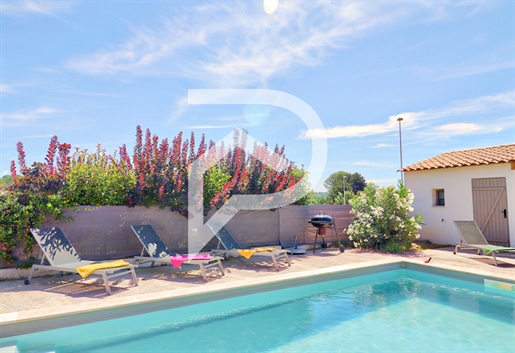 Bright villa of 115M2 in the heart of the Luberon with garden and swimming pool