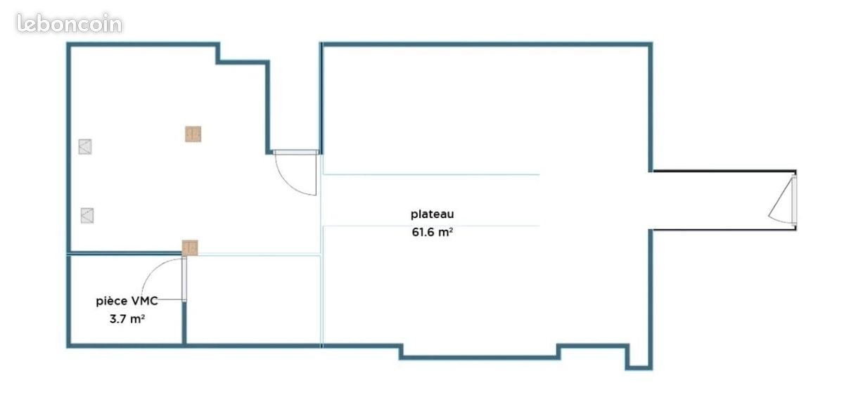 Appartement à vendre, 60m², Châteaugiron