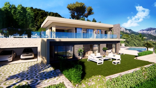 // Roquebrune Cap Martin // villa contemporaine 5 pièces avec vue féerique sur la mer