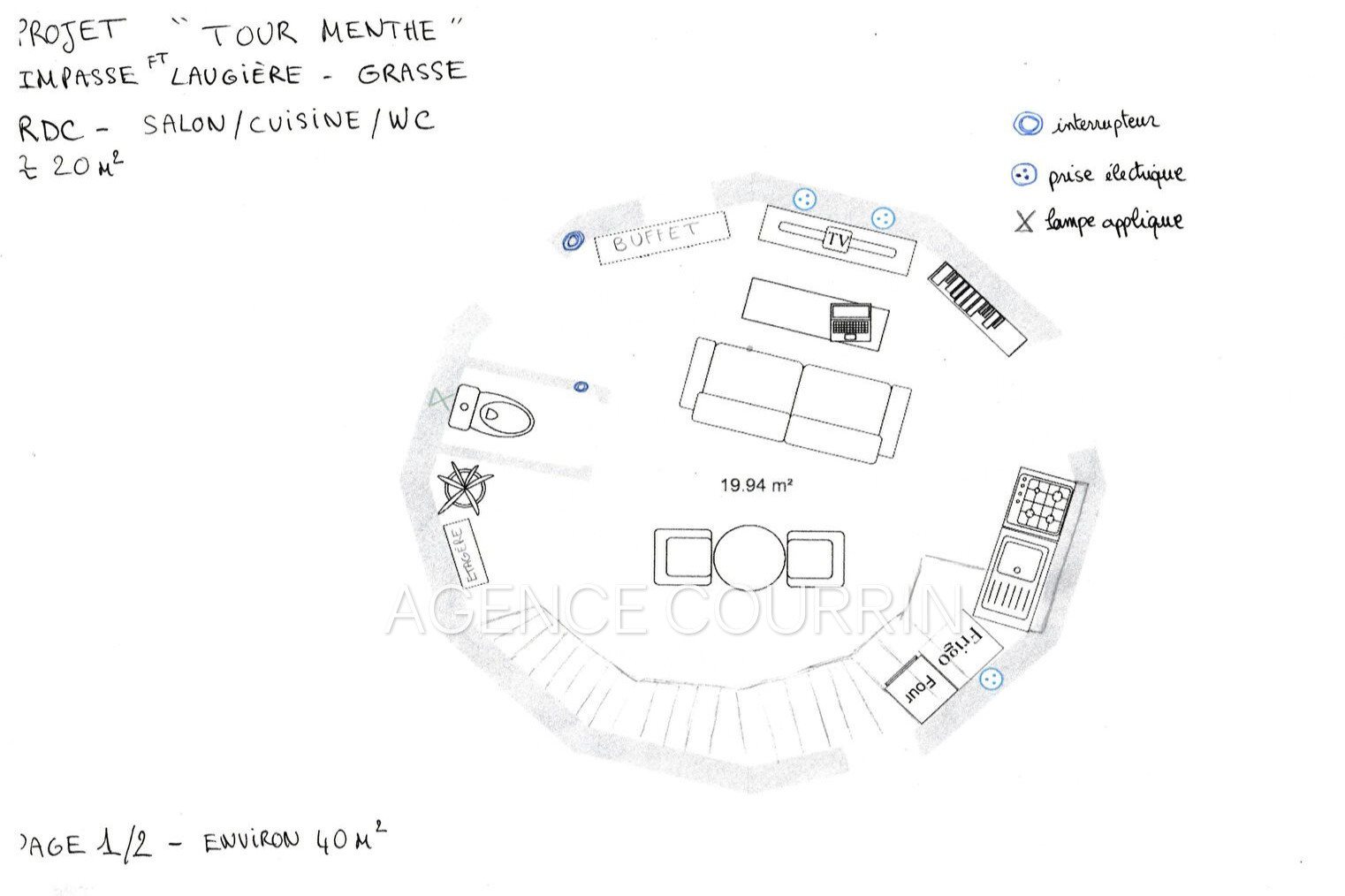 Appartement à vendre, 40m², Grasse