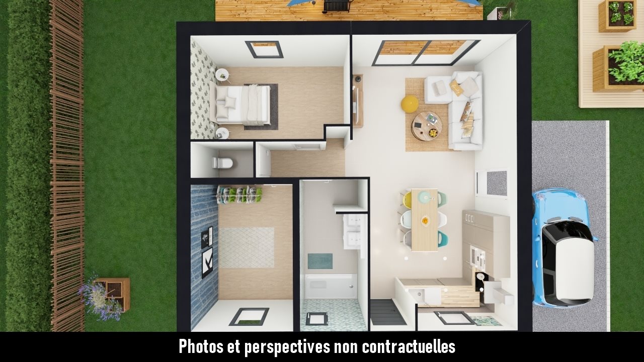 Maison à vendre, 49m², Les Touches