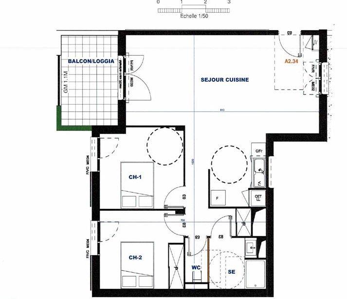 Appartement à vendre, 73m², Perpignan