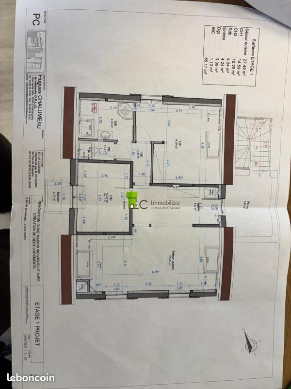 Appartement à louer, 65m², Sand