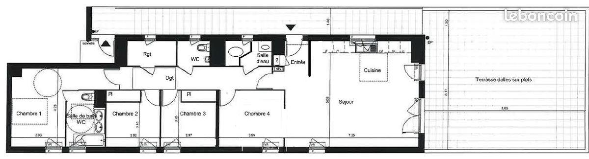 Appartement à louer, 112m², Toulouse